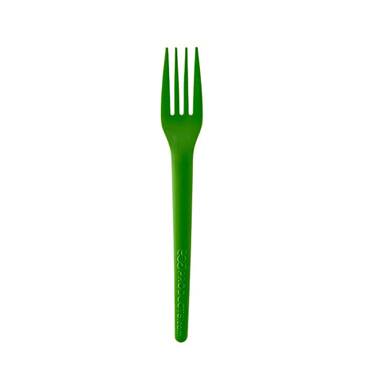 Forchetta Compostabile CPLA Verde 17,0 cm (1.000 Pezzi)