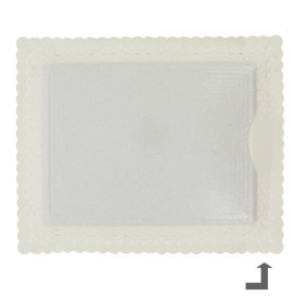 Vassoio di Carta Centrino Bianco 35x41 cm (50 Pezzi)