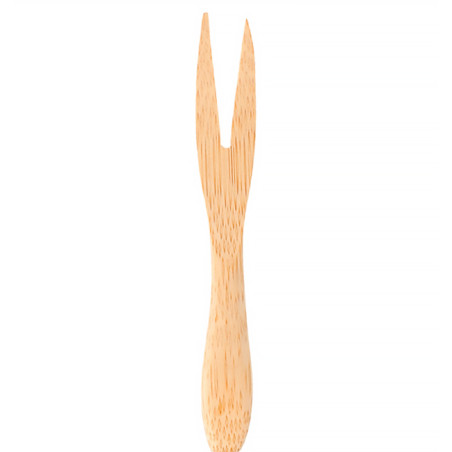 Mini Forchetta di Bambù 9cm (24 Pezzi)