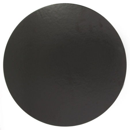 Disco di Carta Nero 22cm (100 Pezzi)