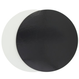 Disco di Carta Nero e Bianco 260 mm (200 Pezzi)