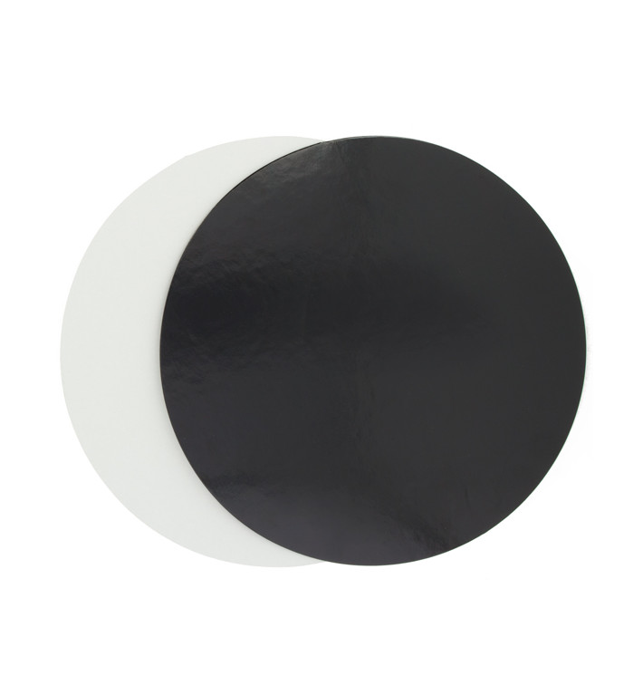 Disco di Carta Nero e Bianco 260 mm (200 Pezzi)