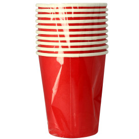 Bicchiere di Carta 9Oz/240ml Rosso "Party" (300 Pezzi)