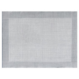 Tovaglietta di Carta 30x40cm "Tra le linee" Grigio 40g/m² (1000 Pezzi)