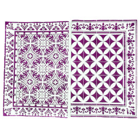 Tovaglietta di Carta 30x40cm "Alhambra" Viola 50g/m² (1000 Pezzi)