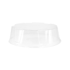 Coperchio di Plastica per Contenitore di Torta APET Ø20x6cm (10 Pezzi)