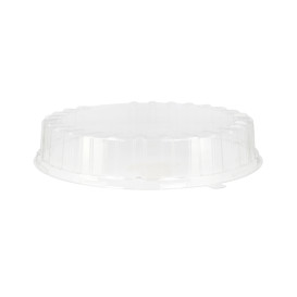 Coperchio di Plastica per Contenitore di Torta APET Ø31x6cm (10 Pezzi)