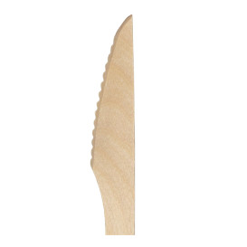 Coltello di Legno Usa e Getta 16,5cm (1.000 Pezzi)