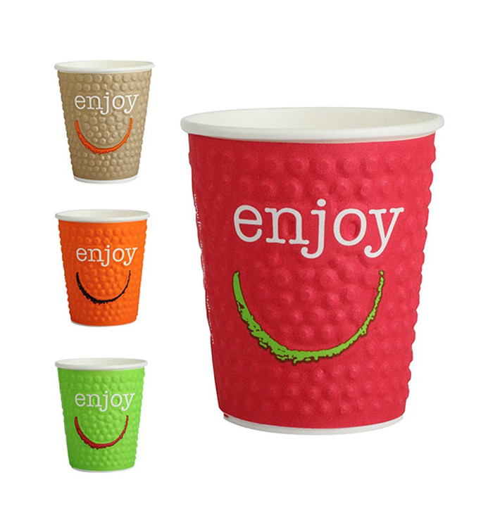 Bicchiere Carta 16 Oz/495ml "Enjoy" Ø9,0cm (560 Pezzi)