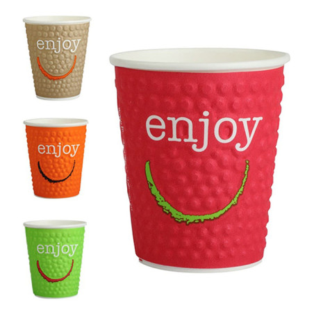 Bicchiere Carta 16 Oz/495ml "Enjoy" Ø9,0cm (560 Pezzi)