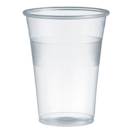 Bicchiere di Plastica PP Transparente 400ml Ø8,3cm (50 Pezzi)