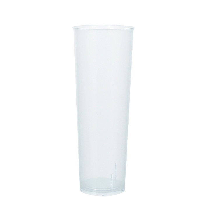 bicchieri a tubo in plastica