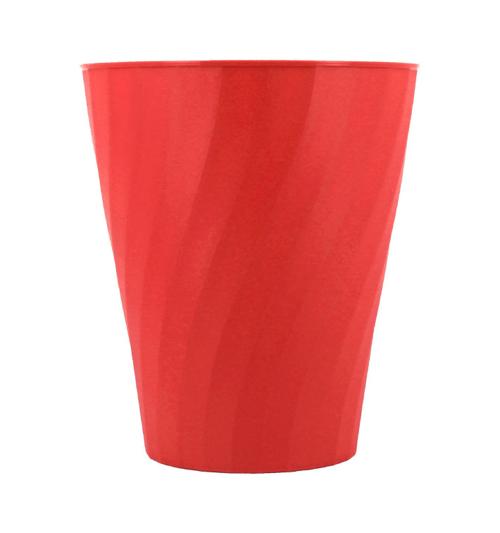 Bicchiere di Plastica PP "X-Table" Rosso 320ml (128 Pezzi)