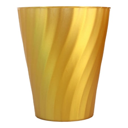 Bicchiere di Plastica PP "X-Table" Oro 320ml (8 Pezzi)