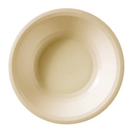 Piatto di Plastica Fondo Crema Round PP Ø195mm (50 Pezzi)