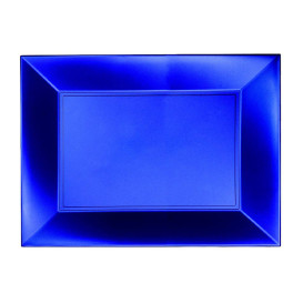 Vassoio Plastica Blu Nice Pearl PP 280x190mm (240 Pezzi)