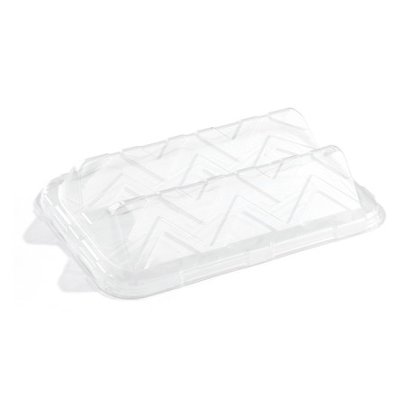 Coperchio Plastica Vassoio 35x24x8 cm (50 Pezzi)