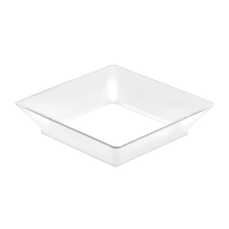 Piatto Degustazione Riutilizzabile "Small" Bianco 45ml 6,5x6,5cm (25 Pezzi)