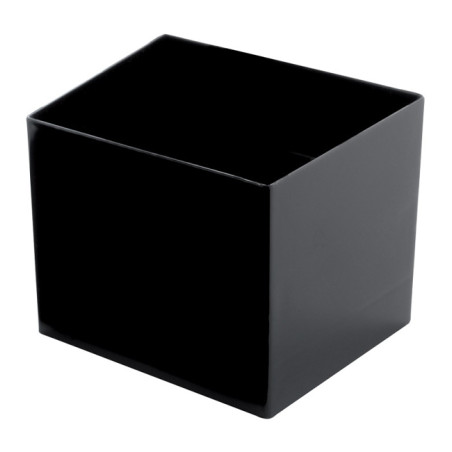 Ciotola Degustazione Riutilizzabile Cube Nero 60ml 4,7x4,7cm (240 Pezzi)