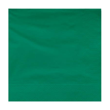 Tovagliolo di Carta 2V 20x20cm Verde (6000 Pezzi)