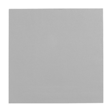 Tovagliolo di Carta Punta Punta 25x25cm Grigio (50 Pezzi)