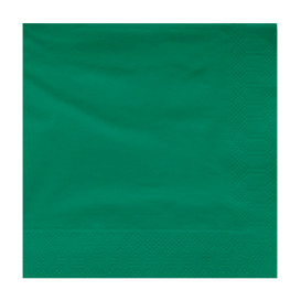Tovagliolo di Carta 2V 30x30cm Verde (100 Pezzi)