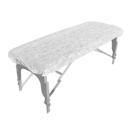 Lenzuola Regolabile in TNT di SMS 80x210cm Bianco (1 Pezzi)