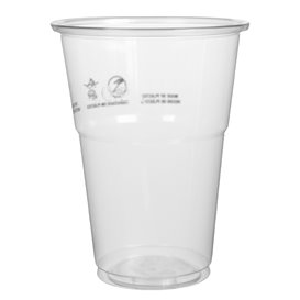 Bicchiere Plastica PP Trasparente 1000ml/1L (50 Pezzi)