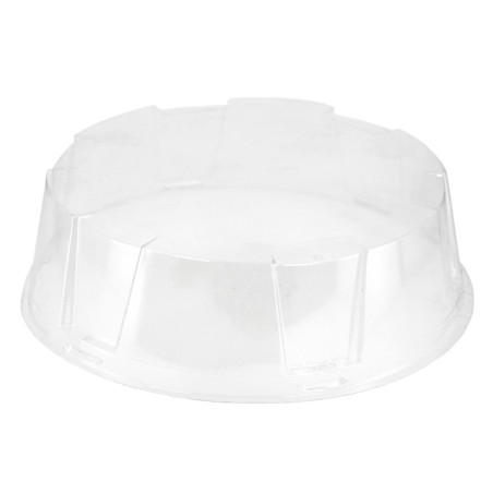 Coperchio di Plastica per Contenitore di Torta APET Ø20x6cm (35 Pezzi)