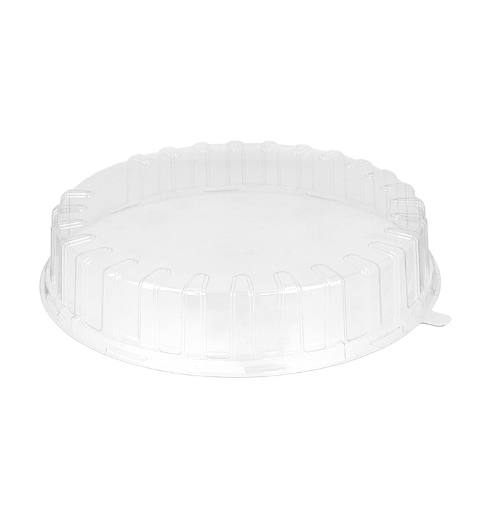 Coperchio di Plastica per Contenitore di Torta APET Ø31x6cm (15 Pezzi)