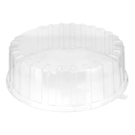 Coperchio di Plastica per Contenitore di Torta APET Ø31x10cm (15 Pezzi)