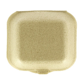 Contenitori Hamburger in XPP Crema 13,5x13,5x7cm (100 Pezzi)