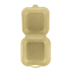 Contenitori Hamburger in XPP Crema 13,5x13,5x7cm (100 Pezzi)