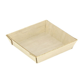 Mini Piatti Legno Quadrado 6x6x1,5cm (200 Pezzi)