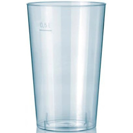 Bicchiere di Plastica Rigida Trasparente PS 500 ml (360 Pezzi)