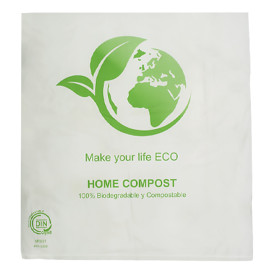 Sacchetti Plastica Bio Home Compost 48x52cm (100 Pezzi)