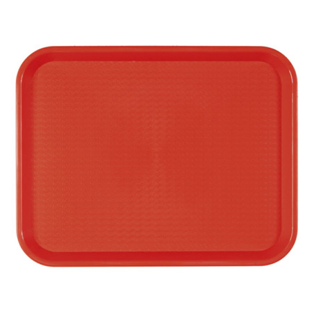 Vassoio PP Fast Food Rosso 22x56cm (24 Pezzi)