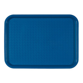 Vassoio Plastica Rigida Blu 27,5x35,5cm (24 Pezzi)