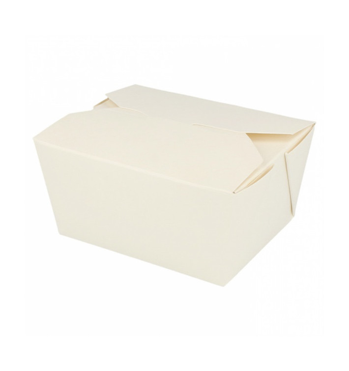 Contenitore di Cibo Bianco 11,3x9x6,4cm 780ml (50 Pezzi)