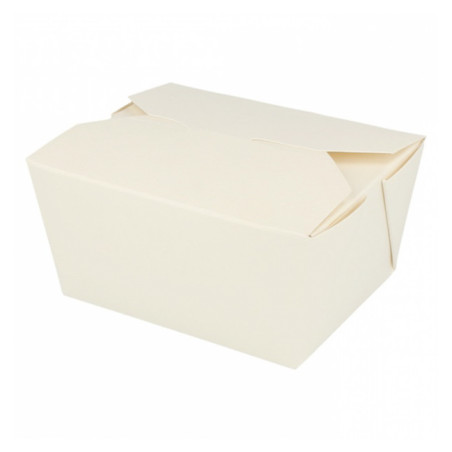 Contenitore di Cibo Bianco 11,3x9x6,4cm 780ml (50 Pezzi)