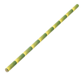 Cannuccia Dritta di Carta bamboo Ø6mm 21cm (250 Pezzi)