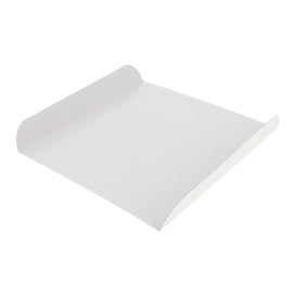 Vassoio di Carta Bianco per Gaufres 15x13cm (100 Pezzi)