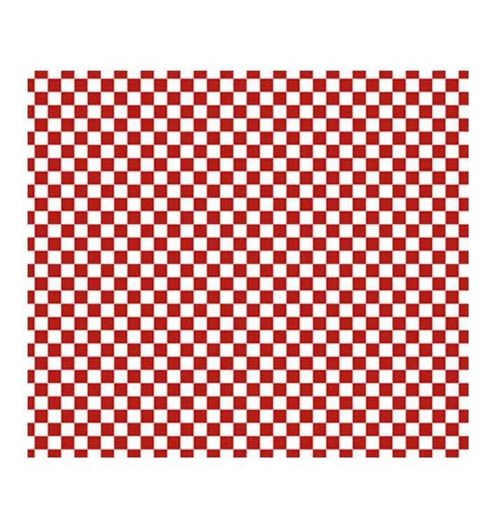 Carta Antigrasso “Vichy” Rosso 31x35cm (1000 Pezzi)