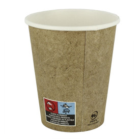 Bicchiere di Carta Ecologico 6Oz/180ml Kraft Ø7,0cm (3000 Pezzi)