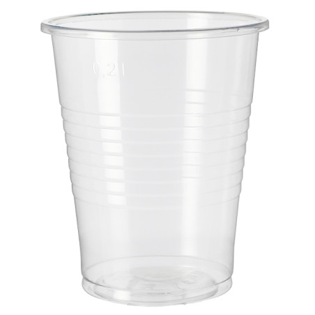 Bicchiere Riutilizzabile PP Trasp. 240ml Ø7,3cm (2.000 Pezzi)