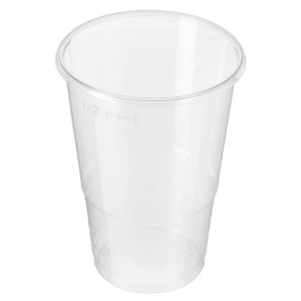 Bicchiere di Plastica PP Trasp. 330ml Ø7,9cm (50 Pezzi)