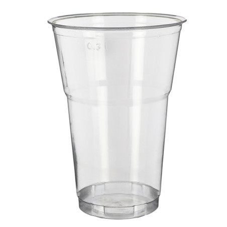 Bicchiere di Plastica Riutilizzabile PS Cristal "Diamant" 350ml Ø8,0cm (25 Pezzi)