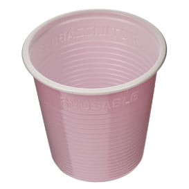 Bicchiere Economico Riutilizzabile PS Bicolore Rosa 230ml (420 Pezzi)