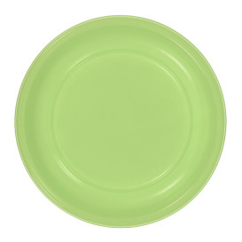 Piatto Fondo Riutilizzabile Economico PS Verde Acido Ø20,5cm (25 Pezzi)