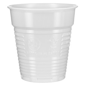 Bicchiere di Plastica PS Bianco 166ml Ø7,0cm (3.000 Pezzi)